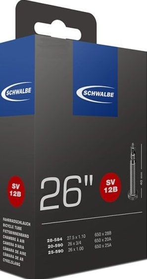 İç Lastik  SV12B  26x1.00/27.5x1.10 İnce Sibop 40Mm Schwalbe