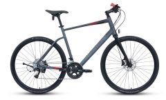 Carraro Sportive 350C 22Vites 28 Jant Şehir Bisikleti 48cm Mat Antrasit-Siyah-Kırmızı