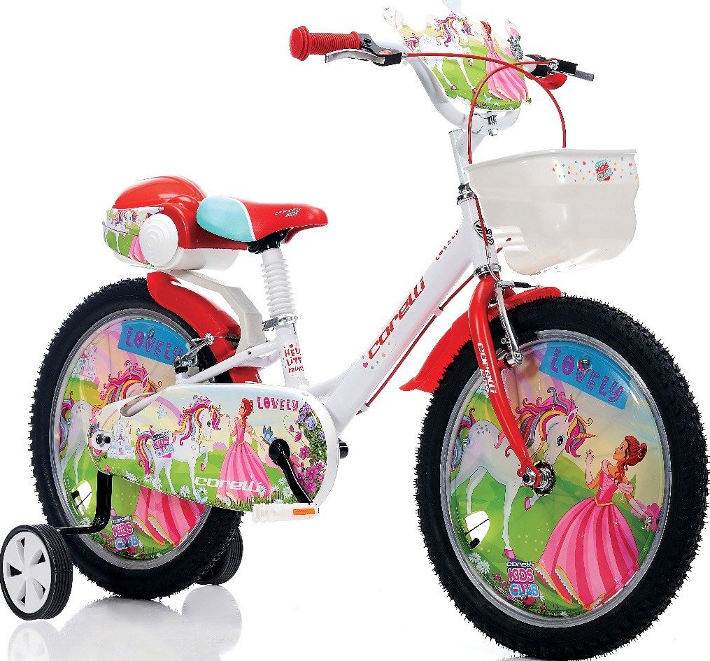 Corelli Lovely 16 Jant Bisiklet Kırmızı-Beyaz